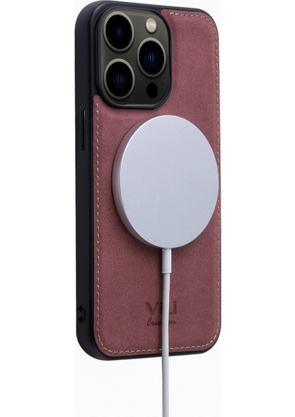 Iphone 13 Pro Telefon Kılıfı Çıkarılabilir 2 Arada Tasarım Kapağı Manyetik Dikey Açık Kart Deri Kaplamalı Pc+Tpu Koruyucu Kılıf 6.1 Inç-Kırmızı (Yurt Dışından) fırsatları