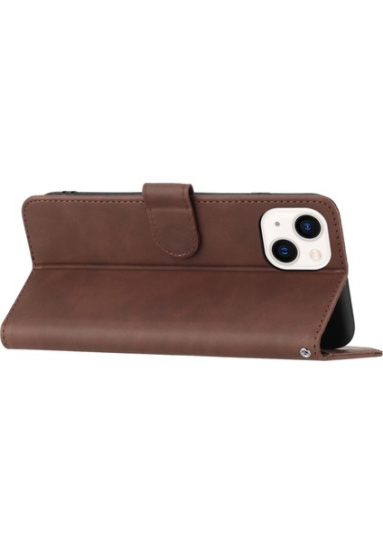 Iphone 13 Mini Karakter Anti-Cratch Pu Deri Stand Telefon Kılıfı Baskılı Cüzdan Flip Cover-Coffee (Yurt Dışından) fırsatları