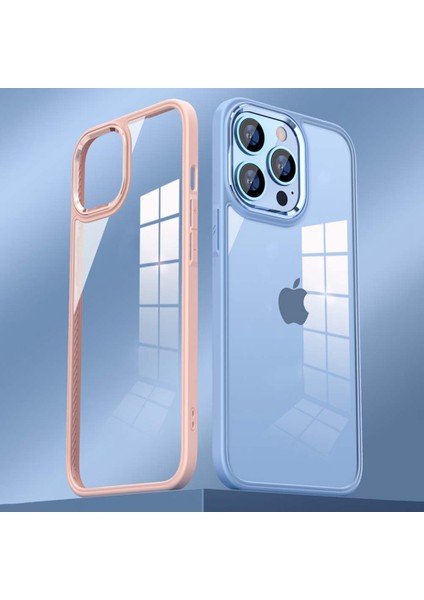 Iphone 13 Pro Telefon Kılıfı Için 6.1 Inç Şeffaf Akrilik+Tpu Hibrit Kılıf Metal Kamera Lens Çerçeve Black (Yurt Dışından) fiyatları