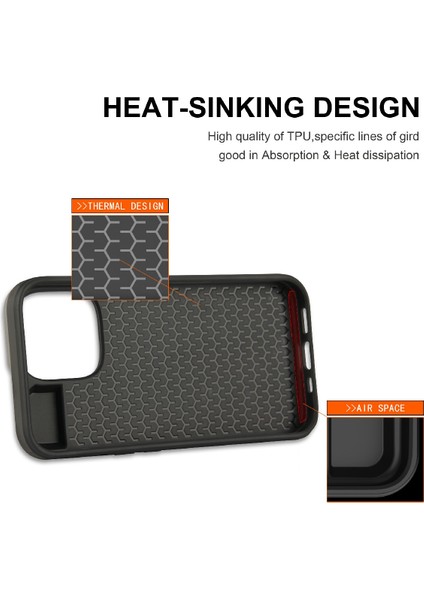 Anti Scratch Tpu+Pc Telefon Kapak Koruyucu Iphone 13 Pro 6.1 Inç-Black Için Slayt Kartı Tutucu (Yurt Dışından) modelleri
