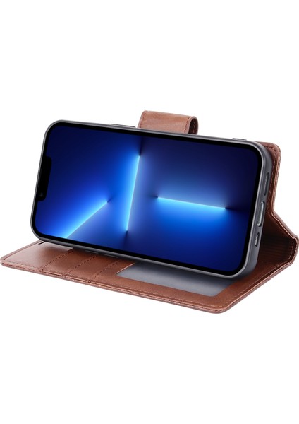 Iphone 13 Pro Max Telefon Kılıfı 6.7 Inç Çıkarılabilir Cüzdan Folio Kılıfı Pu Deri Çıkarılabilir Iç Manyetik Tpu Kabuk Stand Telefon Kapak Kahverengi (Yurt Dışından) modelleri