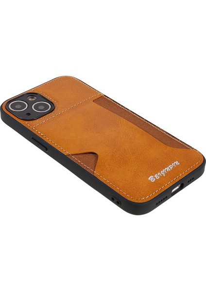 Iphone 13 Mini Telefon Kılıfı Için 5.4 Inç Önleyici Kartı Yuvası Pu Deri+Tpu+Pc Hassas Kesim Tasarımı Koruyucu Kapak-Khaki (Yurt Dışından) fırsatları