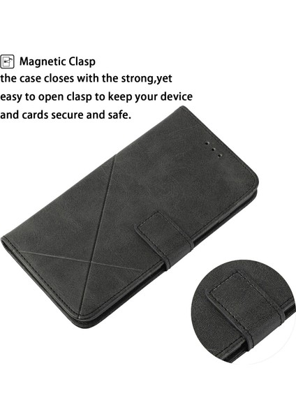 Iphone 13 Profesyonel Telefon Kılıfı Için Düz Renk Tam Koruma Stand Tasarım Pu Derisi Strap 6.1 Inç-Siyah (Yurt Dışından) fiyatları