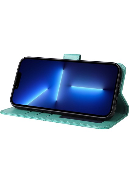 Iphone 13 Pro Max Telefon Kılıfı 6.7 Inç Ayçiçeği Baskılı Pu Deri Telefon Kılıfı Stand Manyetik Flip Kapak Kayış Yeşili (Yurt Dışından) fırsatları