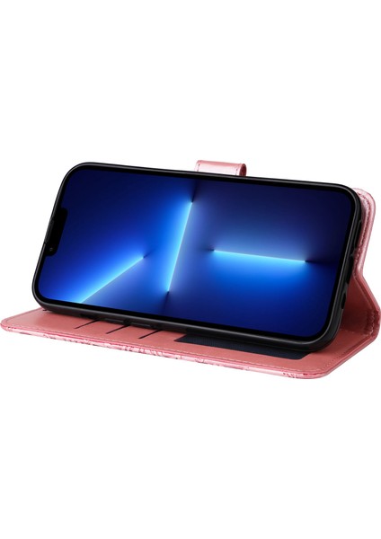 Iphone 13 Pro Max Telefon Kılıfı 6.7 Inç Ayçiçeği Basılı Pu Deri Telefon Kılıfı Stand Manyetik Flip Kapak Strap-Pink ile (Yurt Dışından) fırsatları