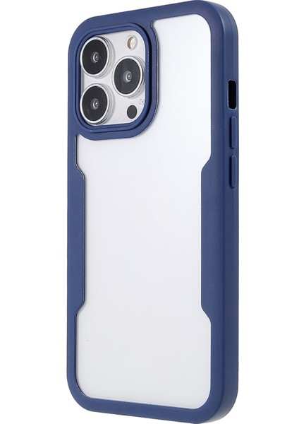 Iphone 13 Pro Telefon Kılıfı Için 360 Derece Tam Koruma Pet Ekranı Filmi+Akrilik+Tpu Kameralı Kamera Lens Koruması 6.1 Inç-Mavi (Yurt Dışından) modelleri
