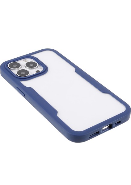 Iphone 13 Pro Telefon Kılıfı Için 360 Derece Tam Koruma Pet Ekranı Filmi+Akrilik+Tpu Kameralı Kamera Lens Koruması 6.1 Inç-Mavi (Yurt Dışından) fırsatları