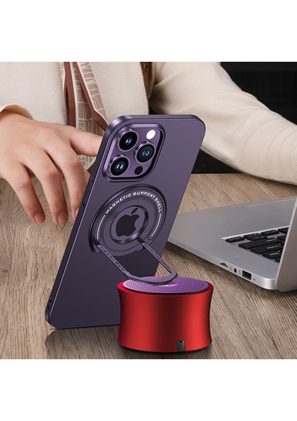 Iphone 13 Pro Max Telefon Kılıfı Için 6.7 Inç Gizli Kickstand Telefon Kılıfı Manyetik Metal Telefon Kapağı Magsafe-Mavi ile Uyumlu (Yurt Dışından) fırsatları