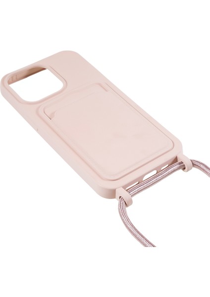 Iphone 13 Pro Telefon Kılıfı Için Koruyucu Kılıf 6.1 Inç Kart Yuvası Kayış Pembe (Yurt Dışından) modelleri