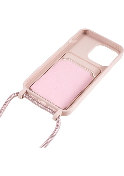 Iphone 13 Pro Telefon Kılıfı Için Koruyucu Kılıf 6.1 Inç Kart Yuvası Kayış Pembe (Yurt Dışından) fırsatları