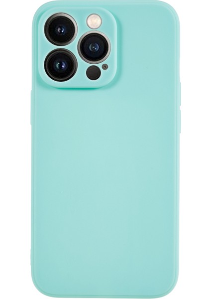 Iphone 13 Pro Max Telefon Kılıfı Için 6.7 Inç Hassas Kesim Tpu Telefon Kılıfı Düz ​​kenar Anti-Drop Kapak Mavisi (Yurt Dışından)