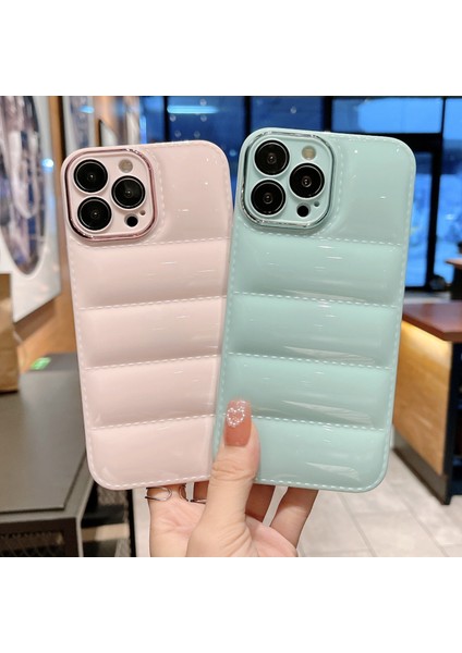 Iphone 13 Pro Max Telefon Kılıfı 6.7 Inç Aşağı Ceket Tasarımı Şok Geçirmez Telefon Kasası Tpu Lens Koruyucu-Mor ile Kapak (Yurt Dışından) fırsatları