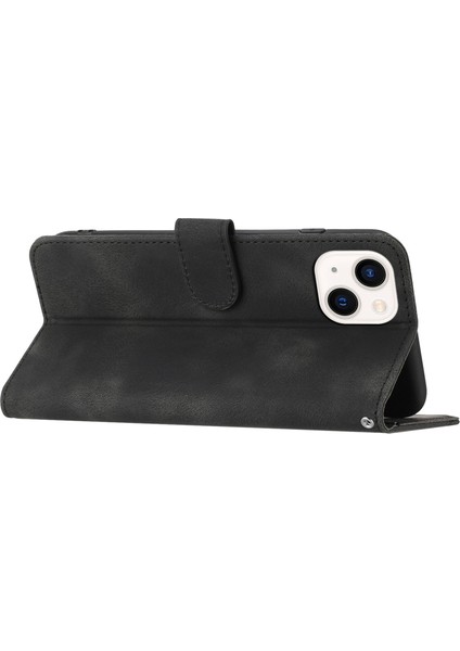 Iphone 13 Mini Karakter Anti-Cratch Pu Deri Stand Telefon Kılıfı Baskılı Cüzdan Flip Cover-Black (Yurt Dışından) fırsatları