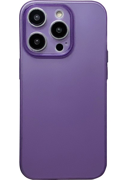 Iphone 13 Pro 6.1 Inç Şok Geçirmez Kapak Hassas Kesim Mat Tpu Case-Dark Mor (Yurt Dışından)