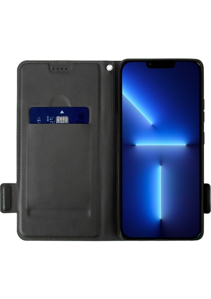 Iphone 13 Pro Max Telefon Kılıfı 6.7 Inç Kontrast Renk Çift Manyetik Toka Pu Deri Standı Kart Tutucu Folio Flip Kapak-Gül Altın (Yurt Dışından) fiyatları