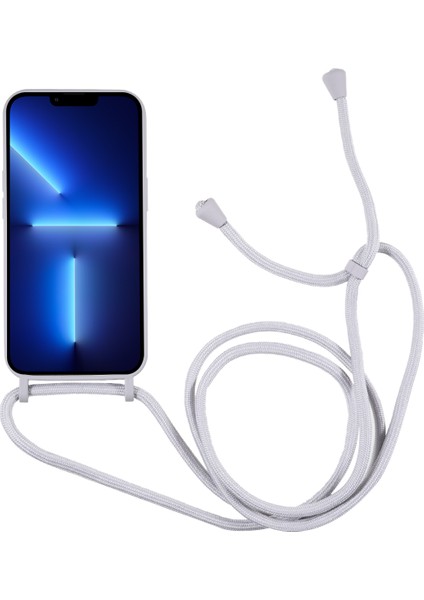 Iphone 13 Pro Max Telefon Kılıfı Sıvı Silikon Kılıf 6.7 Inç Kart Yuvası Strap-Grey ile Koruyucu Telefon Kapağı (Yurt Dışından) fiyatları