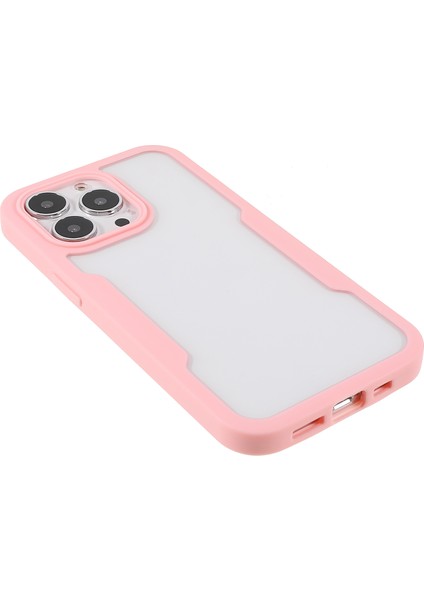 Iphone 13 Pro Telefon Kılıfı Için 360 Derece Tam Koruma Pet Ekranı Filmi+Akrilik+Tpu Kameralı Kamera Lens Koruması 6.1 Inç Pembe (Yurt Dışından) fırsatları