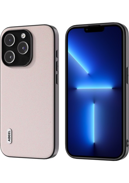 Iphone 13 Pro Max Telefon Kılıfı 6.7 Inç Glitter Pu Deri Kaplamalı Tpu Kılıf Anti-Çizelge Telefon Kılıfı-Beyaz (Yurt Dışından)