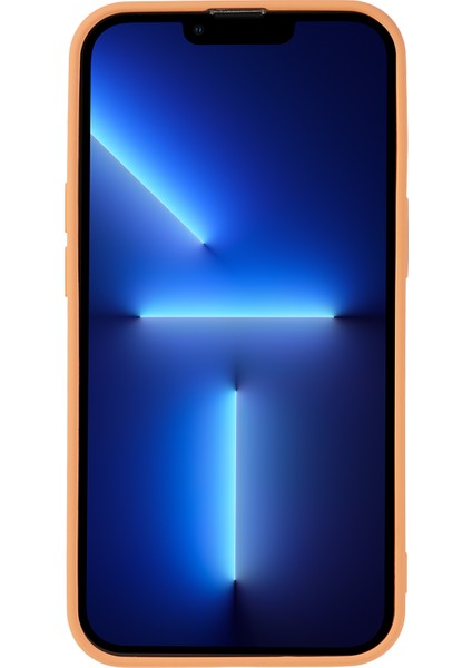 Iphone 13 Pro Max Telefon Kılıfı 6.7 Inç Ka Tpu Telefon Kılıf Kamera Koruma Kapağı Yumuşak Fiber Astar Iç-Orange (Yurt Dışından)