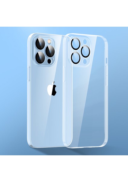 Iphone 13 Pro Max Telefon Kılıfı Anti-Drop Telefon Kılıfı 6.7 Inç Ultra Ince Toz Geçirmez Cep Telefonu Kapağı Lens Film-Tasarlanmış (Yurt Dışından)