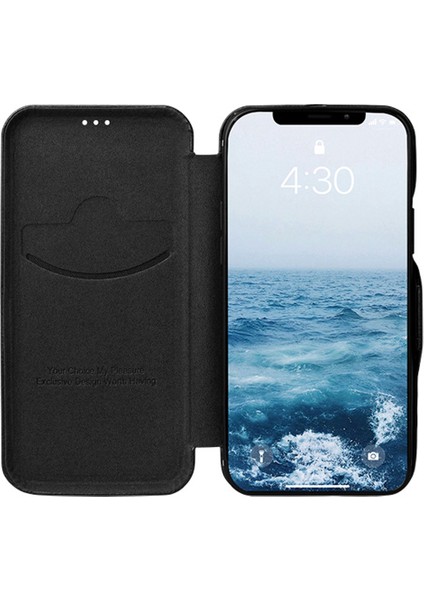 Iphone 13 Pro Telefon Kılıfı 6.1 Inç Pu Deri Katlanabilir Stand Folio Flip Manyetik Kapatma Kartı Yuva Black (Yurt Dışından) fiyatları
