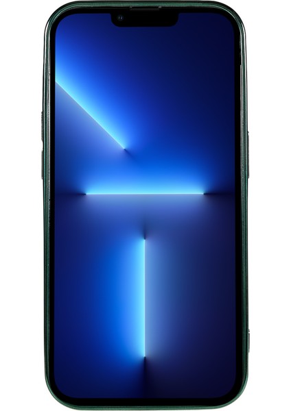 Iphone 13 Pro Max Telefon Kılıfı 6.7 Inç Elektrapan Kenarları Yumuşak Tpu Kasa CD Dokusu Yüzük Logo Doğru Tasarım Dahili Pc Lens Film Yeşili ile Temiz Telefon Kapağı (Yurt Dışından) fırsatları