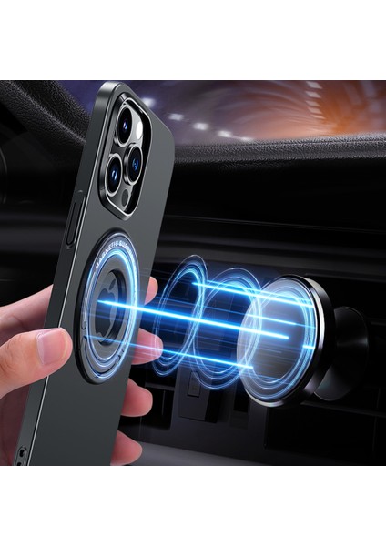 Iphone 13 Pro Max Telefon Kılıfı Için 6.7 Inç Gizli Kickstand Telefon Kılıfı Manyetik Metal Telefon Kapağı Magsafe-Purple ile Uyumlu (Yurt Dışından) fiyatları