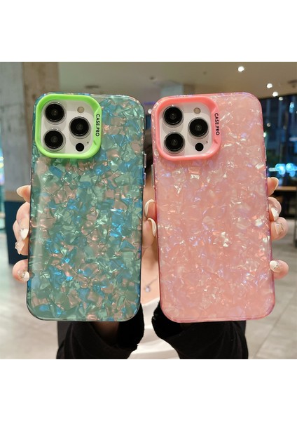 Iphone 13 Pro Telefon Kılıfı Şok Geçirmez Kılıf 6.1 Inç Kabuk Doku Akrilik Pc Kapak Anti-Fall Ince Telefon Koruyucu-Pembe (Yurt Dışından) fırsatları