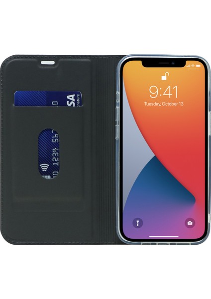 Iphone 13 Pro Telefon Kılıfı Için Çok Çizgi Koruma Otomatik Absorbed Moda Düz Renkli Kart Yuvası Şok Geçirmez Deri Kasa (Yurt Dışından) modelleri