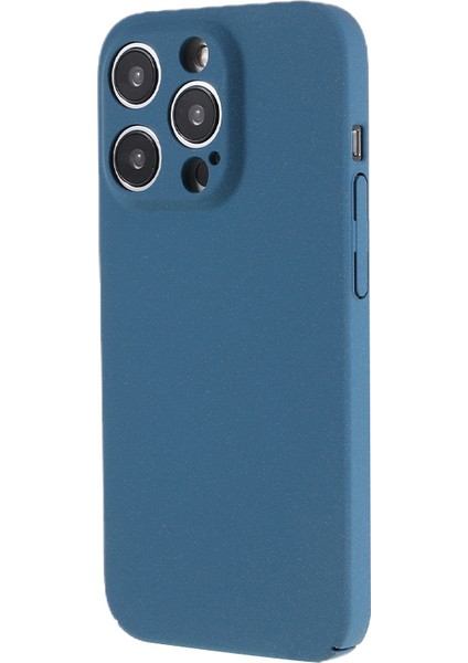 Iphone 13 Pro Max Telefon Kılıfı 6.7 Inç Cep Telefon Kılıfı Şok Geçirmez Mat Doku Kıç Çizelge Önleyici Sert Pc Telefon Kapak Mavisi (Yurt Dışından)