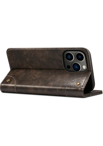 Iphone 13 Pro Telefon Kılıfı Için Tam Koruma Flip Shockproof Pu Deri+Tpu Kılıfı Cüzdan ve Stand 6.1 Inç-Black (Yurt Dışından) fırsatları