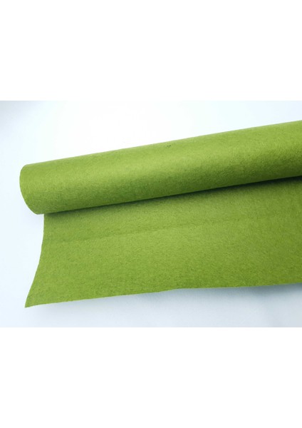 Nefti Yeşil Renginde Ince Keçe 1mm Kalınlığında (100 cm x 85 cm Boyutunda)
