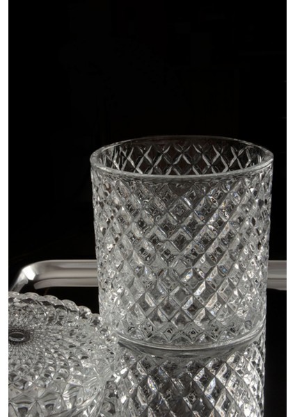 Mirella Kristal Cam Kapaklı Şekerlik - 11 cm fiyatları