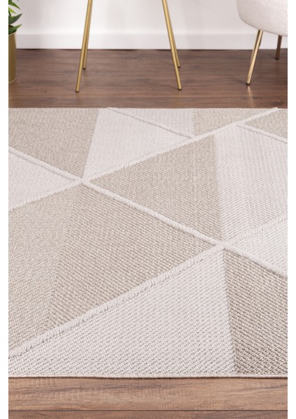 Bej Krem Saçaklı Dokuma Halı Oturma Odası Salon Halısı indirimleri