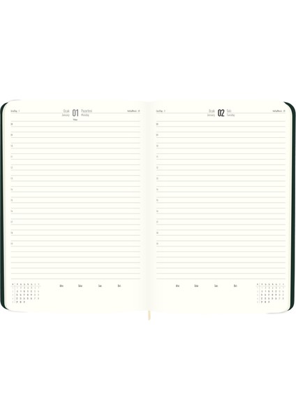 2024 16 x 24 cm cm Günlük Termo Deri Ajanda Kırmızı fiyatları