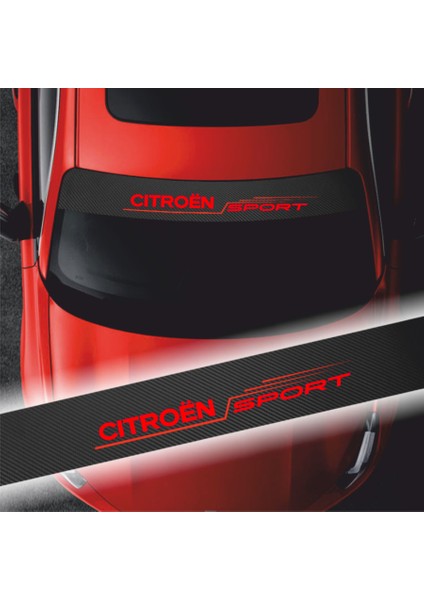 Citroen C2 Için Uyumlu Aksesuar Oto Ön Cam Sticker