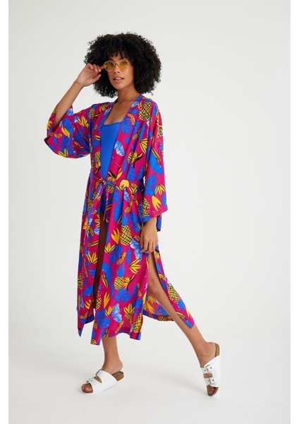 Pune Model Kimono - Plaj Elbisesi Mayo Üstü Kimono - Bayan Kimono modelleri