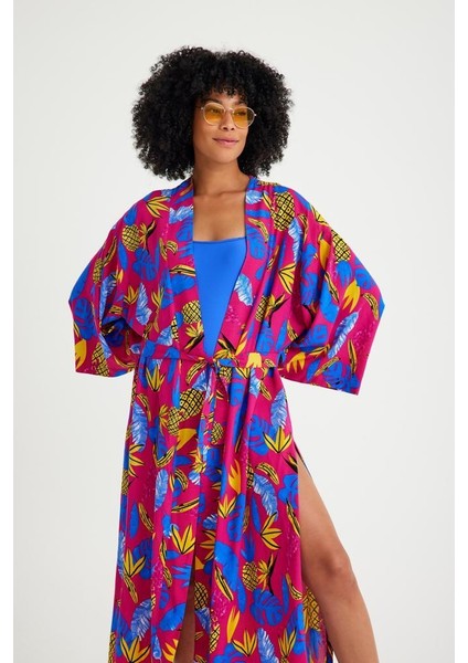 Pune Model Kimono - Plaj Elbisesi Mayo Üstü Kimono - Bayan Kimono indirimleri