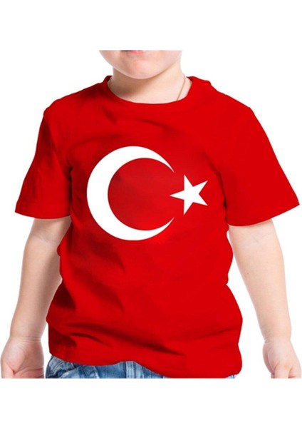 Eko Seri Ay Yıldız Türkiye Tshirt - 29 Ekim Cumhuriyet Bayramı Tişört 23 Nisan Tişört