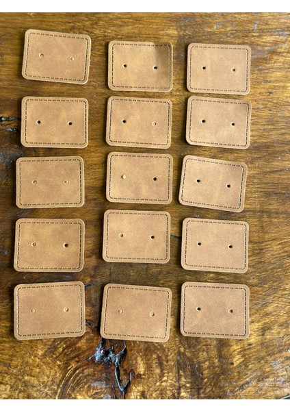 3.50X2.50 cm 15 Adet Taba Delikli Arma Çanta Arma Giyim Arma Dikiş