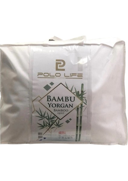 Polo Life Tek Kişilik Bamboo Yorgan+Aloevera Yastık (Süper Set)