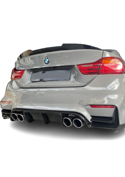 Bmw 4 Serisi F32 2013 Sonrası Coupe M4 Piano Black Spoiler (Plastik)