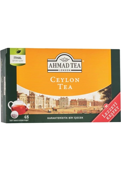 Ahmad Tea Ceylon Tea Demlik Poşet Çay 153.6 gr 48 Adet