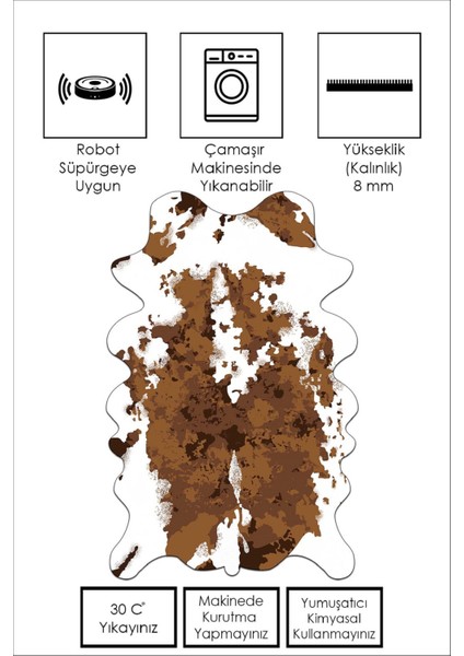 Dijital Baskı Yıkanabilir Kaymaz Post Görünümlü Kahve Salon Mutfak Koridor Halısı ve Paspas fiyatları