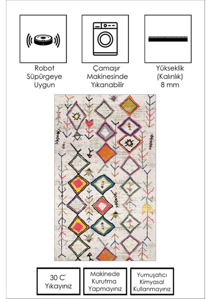 Dijital Baskı Yıkanabilir Kaymaz Renkli Salon Halısı Mutfak Halısı Yolluk ve Paspas fiyatları