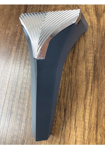 Plastik,venedik 15 cm Antrasit Koltuk ,mobilya Ayağı (4 Adet)