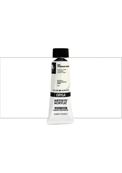 Cryla Heavy Body Artists' Akrilik Boya 75ML-TITANIUM White fiyatları