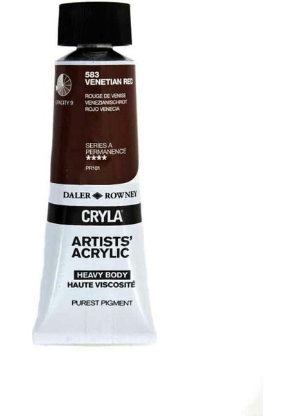 Cryla Heavy Body Artists' Akrilik Boya 75ML N:583 Venetian Red