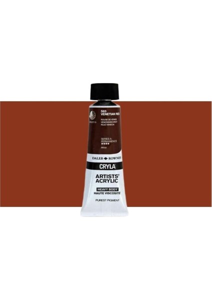 Cryla Heavy Body Artists' Akrilik Boya 75ML N:583 Venetian Red