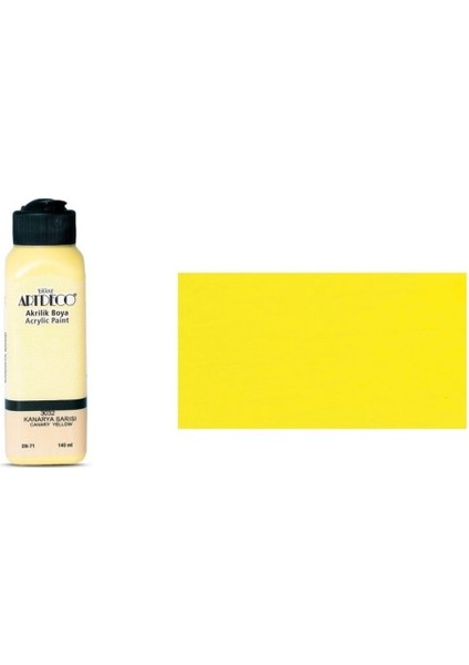 Kanarya Sarısı Yeni Formül Akrilik Boya 140 ml modelleri